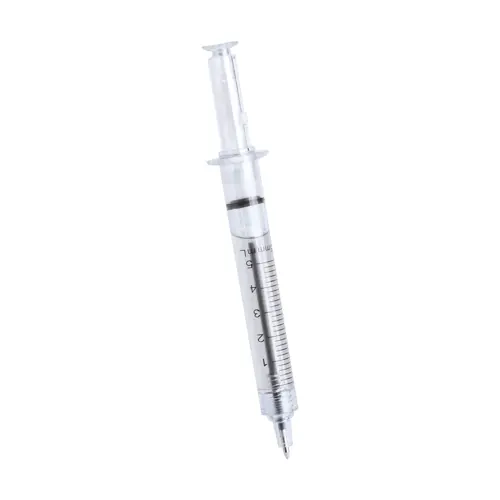 Penna a sfera a forma di siringa refill blu ø11×127 mm