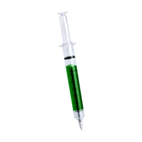 Penna a sfera a forma di siringa refill blu ø11×127 mm