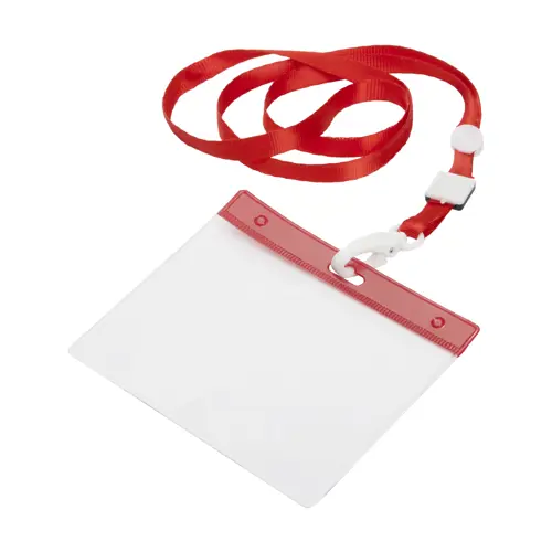 Lanyard in poliestere con porta badge