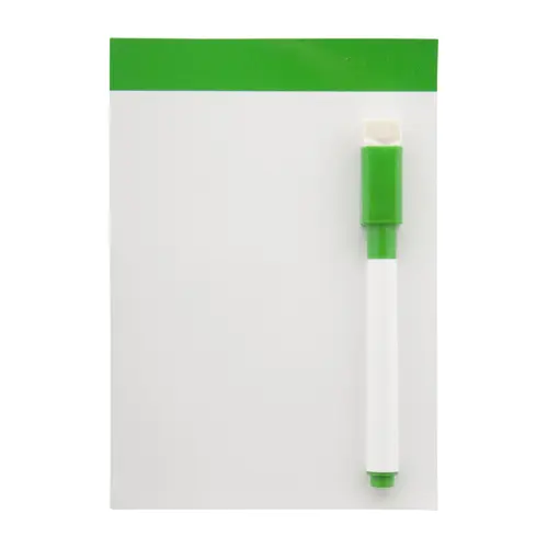 Lavagna magnetica dotata di pennarello e cancellino