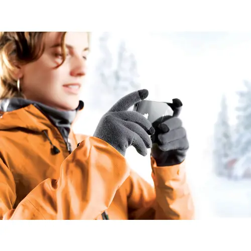 Guanti per touch screen con rivestimento speciale taglia unica