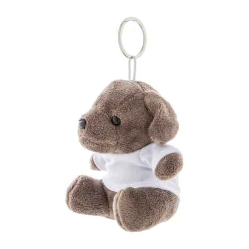 Portachiavi cane in peluche