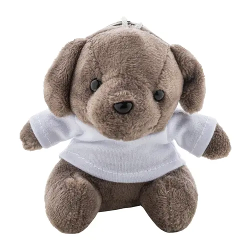 Portachiavi cane in peluche