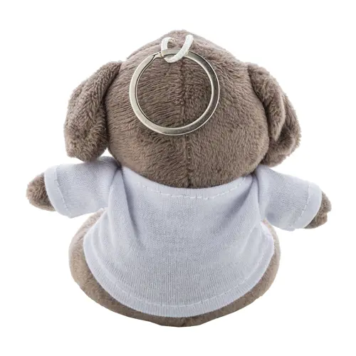 Portachiavi cane in peluche