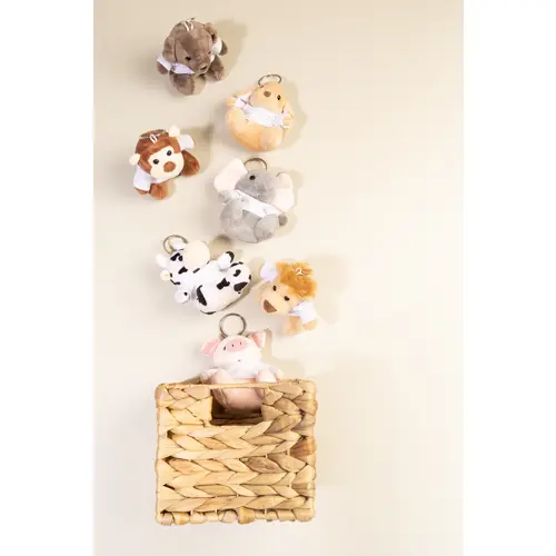 Portachiavi cane in peluche