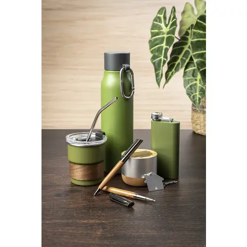 Portachiavi in alluminio riciclato a forma di casa 