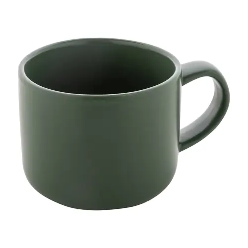 Set da tè in ceramica con finitura opaca composta da teiera e tazza