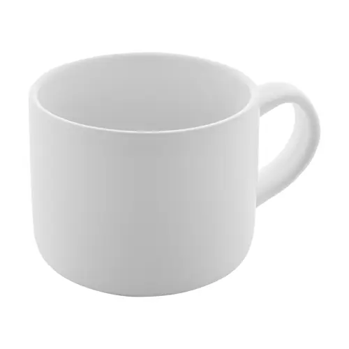 Set da tè in ceramica con finitura opaca composta da teiera e tazza