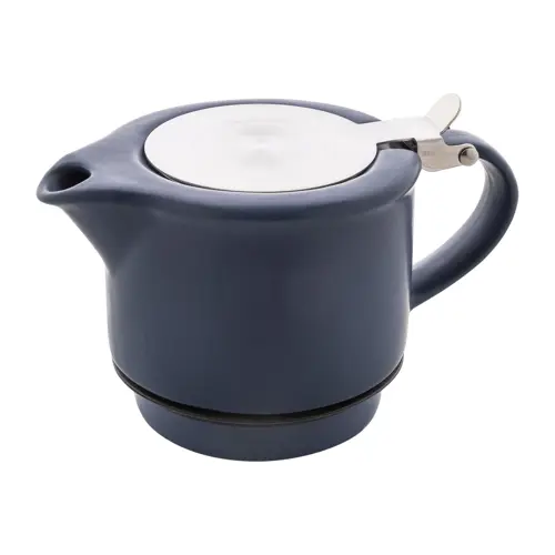 Set da tè in ceramica con finitura opaca composta da teiera e tazza
