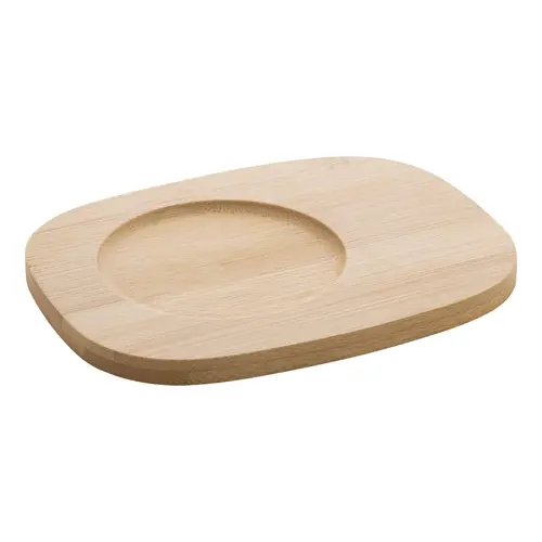 Tazza in ceramica finitura esterna opaca con vassoio in bambù 220ml