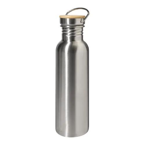 Borraccia in acciaio riciclato con tappo in bambù da 750ml