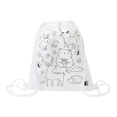 Sacca in RPET da colorare RPET con pastelli