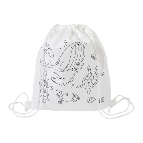 Sacca in RPET da colorare RPET con pastelli