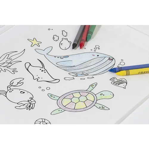 Sacca in RPET da colorare RPET con pastelli