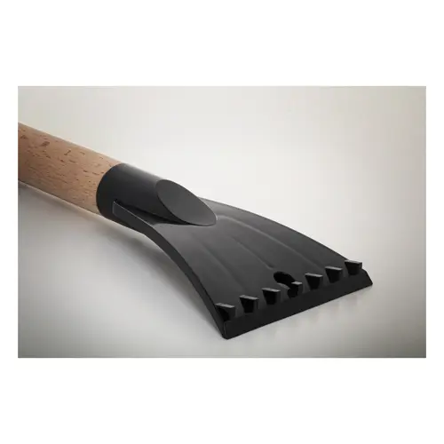 Raschietto per ghiaccio in ABS riciclato e manico bambù