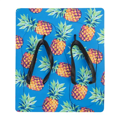 Infradito da spiaggia per la sublimazione con cinghie in PVC nero