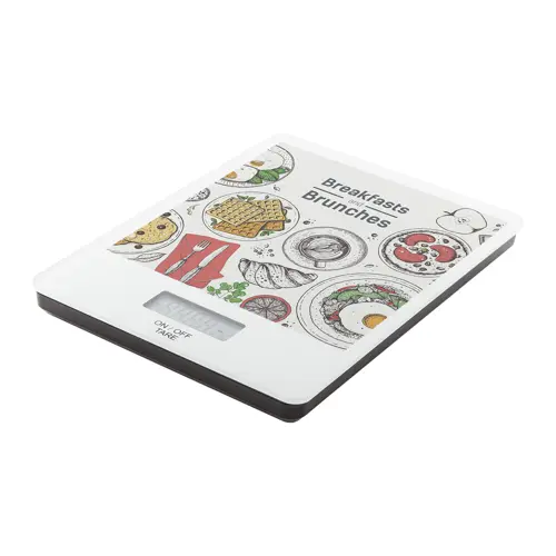 Bilancia da cucina digitale con piano in vetro temperato