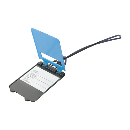 Etichetta per bagagli a forma di valigia in plastica