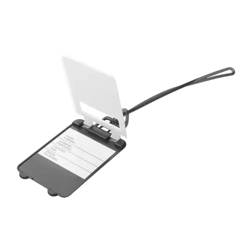 Etichetta per bagagli a forma di valigia in plastica