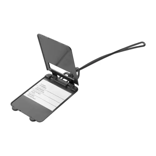 Etichetta per bagagli a forma di valigia in plastica