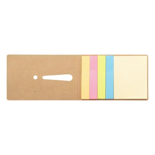Notepad adesivi con punto esclamativo fustellato sulla copertina