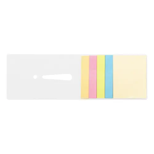 Notepad adesivi con punto esclamativo fustellato sulla copertina