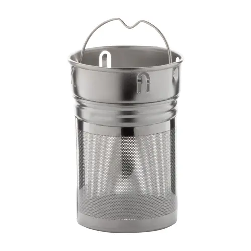 Borraccia in vetro con infusore per tè e coperchio in bambù da 420 ml.