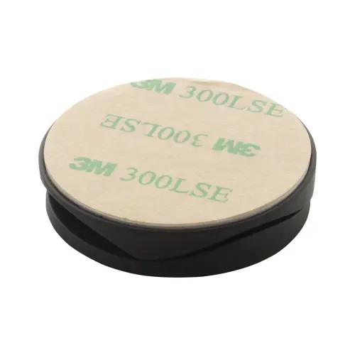 Porta telefono adesivo in plastica ricoperto in bambù