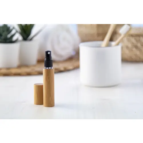 Flacone per profumo in bambù con contenitore in vetro ricaricabile 10ml