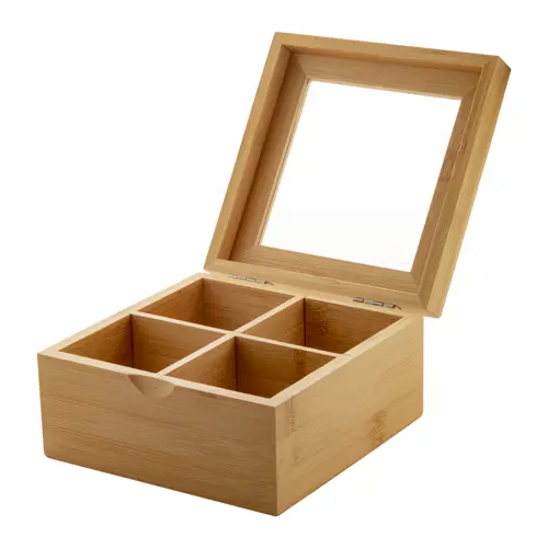 Scatola per il tè in bambù