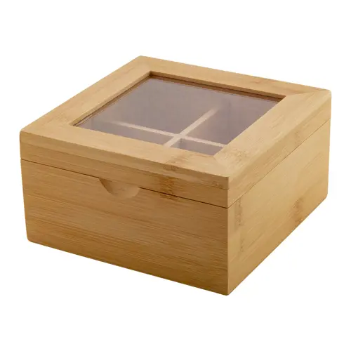 Scatola per il tè in bambù