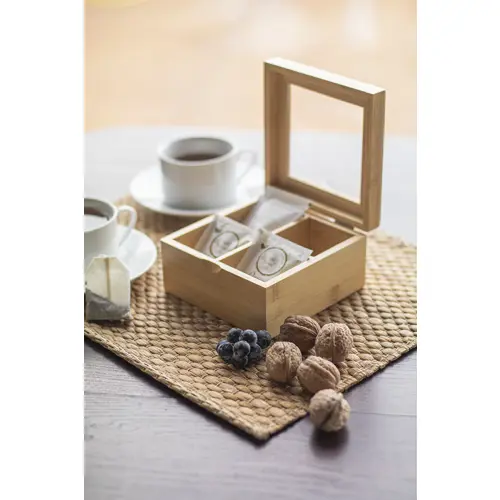 Scatola per il tè in bambù