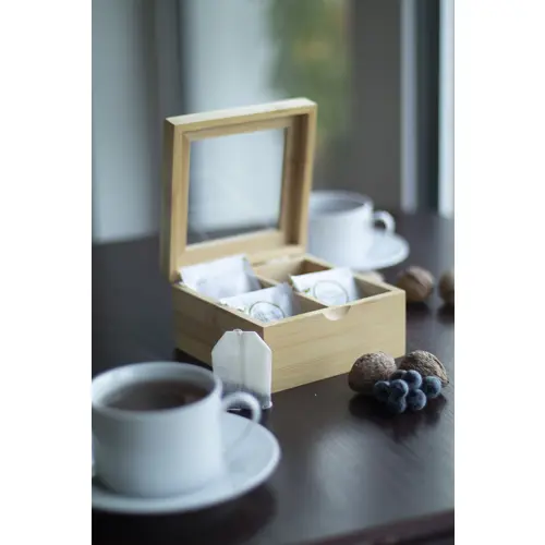 Scatola per il tè in bambù