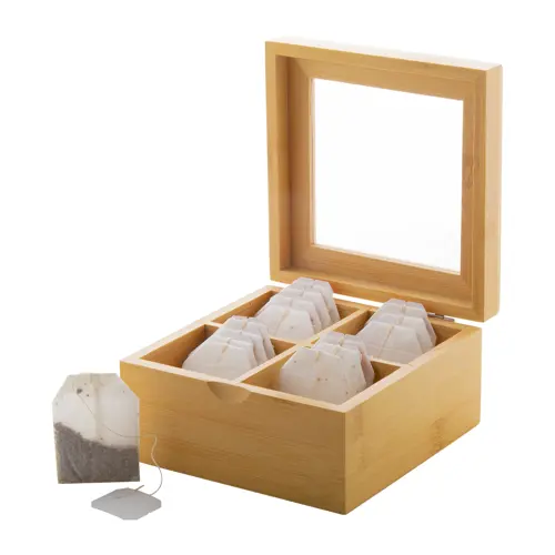 Scatola per il tè in bambù