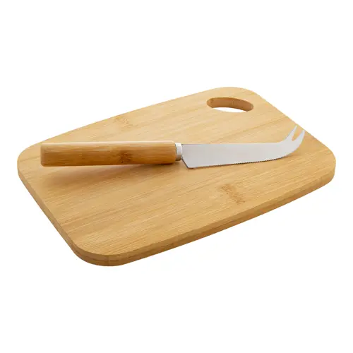Tagliere e coltello per formaggio 200×143×10 mm