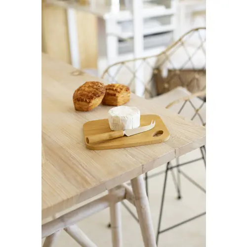 Tagliere e coltello per formaggio 200×143×10 mm