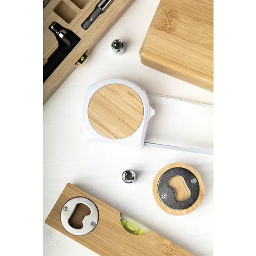 Apribottiglie con flessometro da 1 metro