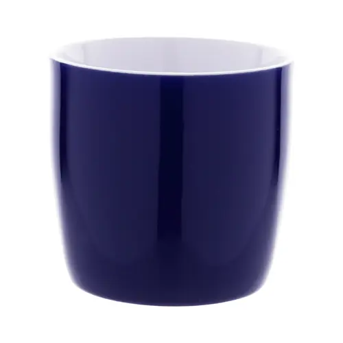 Tazza in ceramica colorata con interno bianco e confezione di cartoncino kraft 335ml