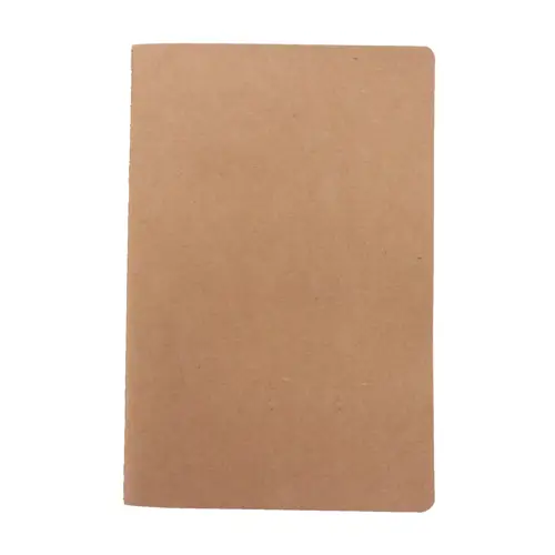 Block note A5 copertina e 60 fogli neutri in carta kraft riciclata