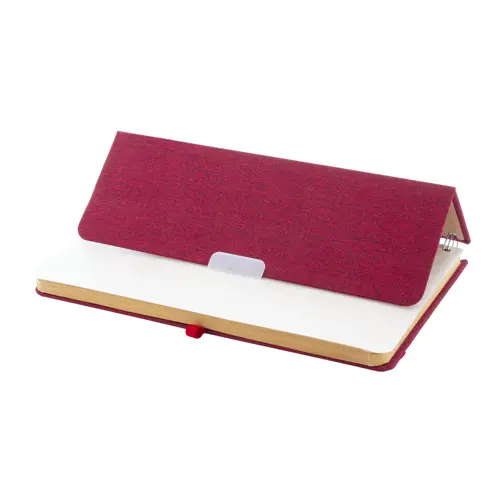 Block note a spirale A5 con copertina RPET a 70 fogli a righe in carta kraft riciclata con portapenne e inserto in plastica di paglia di grano per cellulare ed elastico