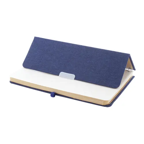 Block note a spirale A5 con copertina RPET a 70 fogli a righe in carta kraft riciclata con portapenne e inserto in plastica di paglia di grano per cellulare ed elastico