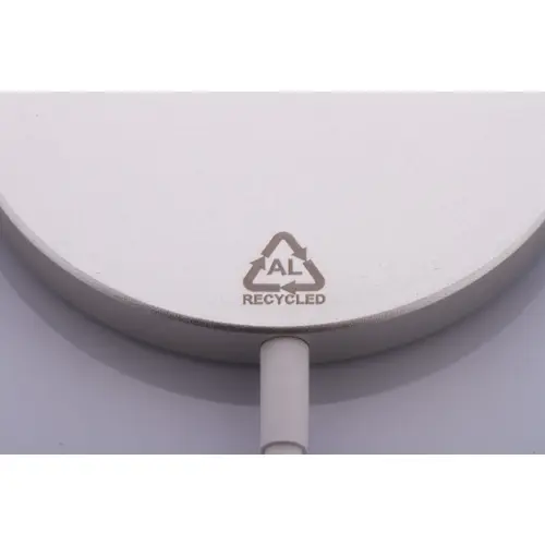Caricatore magnetico wireless corpo in alluminio riciclato da 10W
