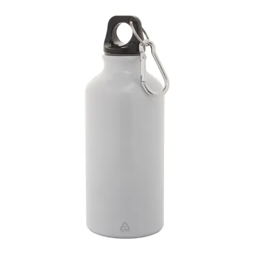 Borraccia in alluminio riciclato con moschettone da 400ml