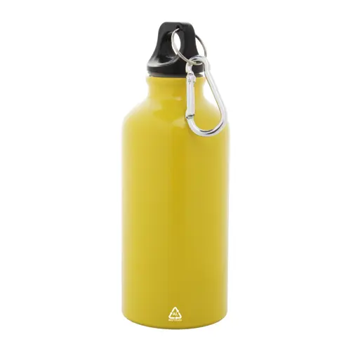 Borraccia in alluminio riciclato con moschettone da 400ml