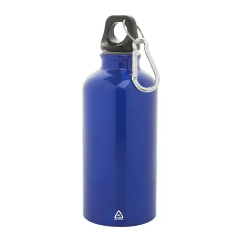 Borraccia in alluminio riciclato con moschettone da 400ml