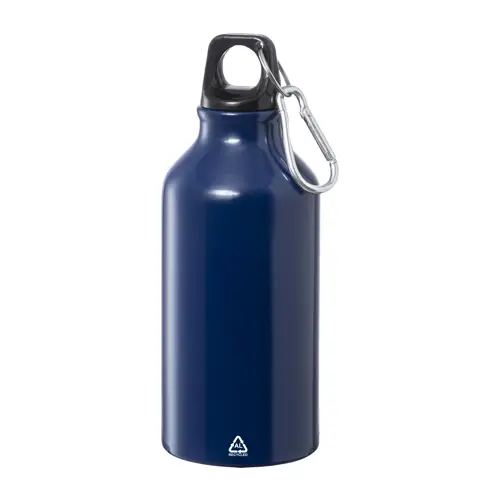 Borraccia in alluminio riciclato con moschettone da 400ml