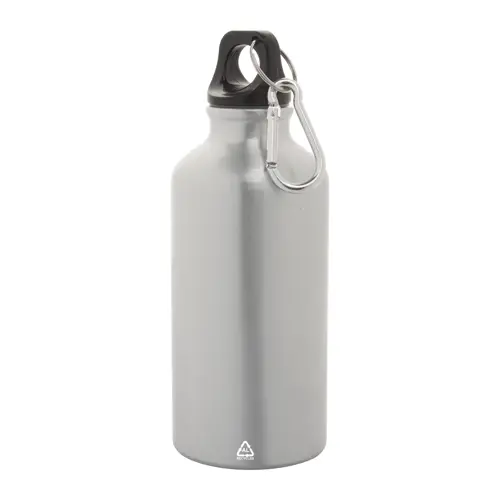 Borraccia in alluminio riciclato con moschettone da 400ml