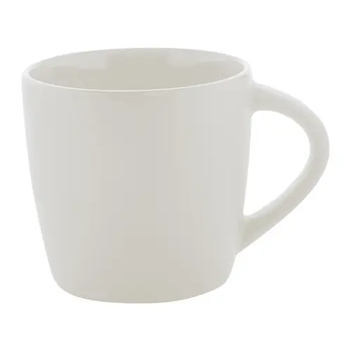 Tazza in ceramica colorata finitura esterna opaca e interna lucida in confezione in cartoncino kraft 280ml
