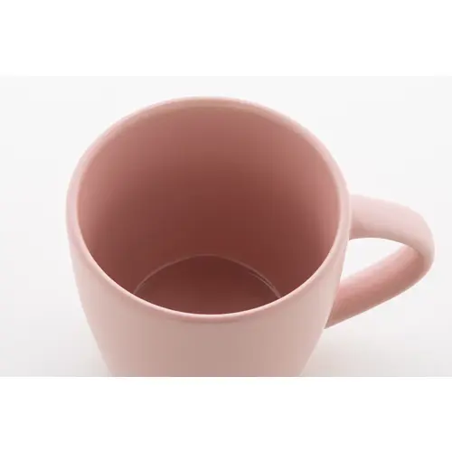 Tazza in ceramica colorata finitura esterna opaca e interna lucida in confezione in cartoncino kraft 280ml