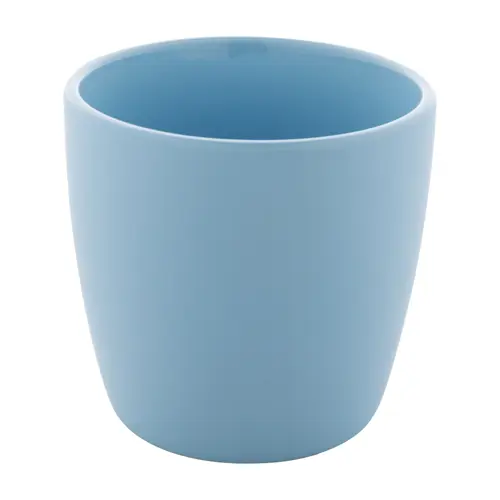 Tazza in ceramica colorata finitura esterna opaca e interna lucida in confezione in cartoncino kraft 280ml